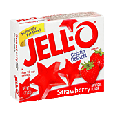 Jell-o Gelatin Dessert Strawberry  Left Picture